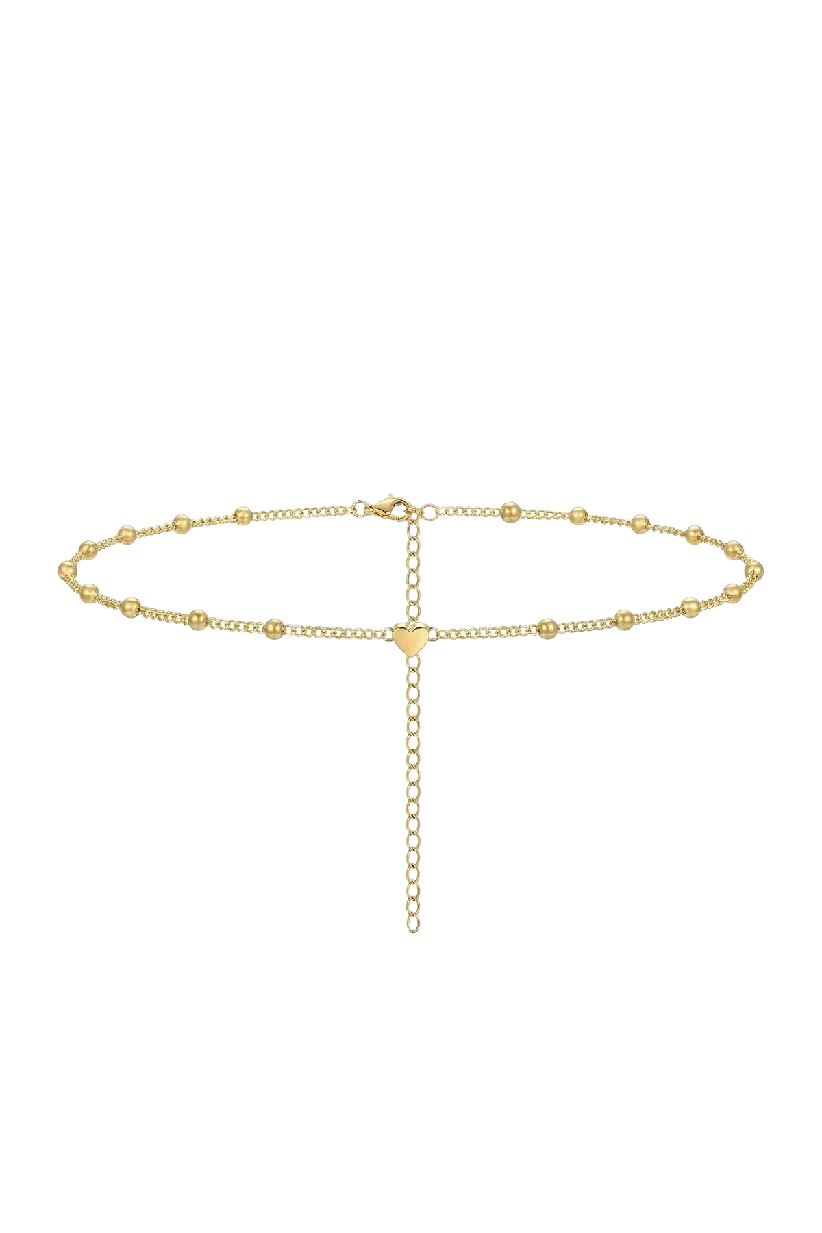 heart gold belly waist chain minimalist 1